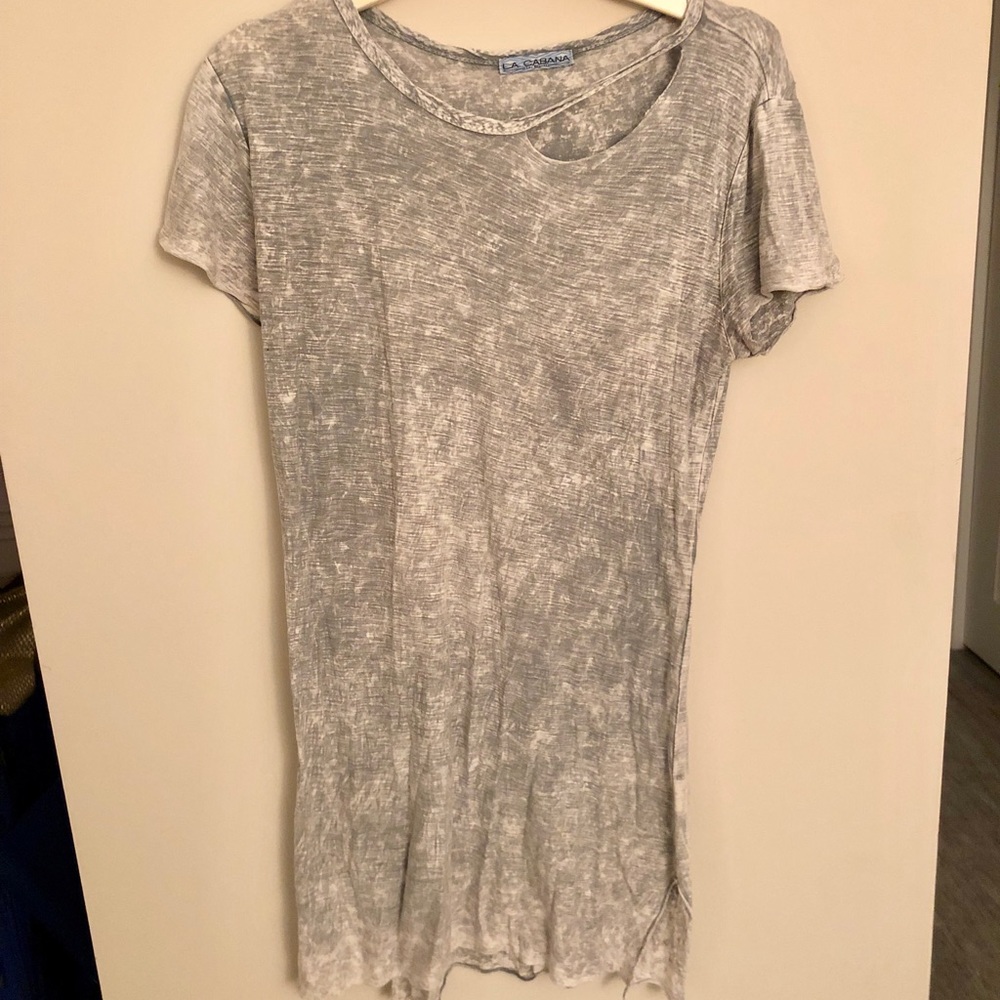 L.A. Cabana Distressed T-Shirt Dress